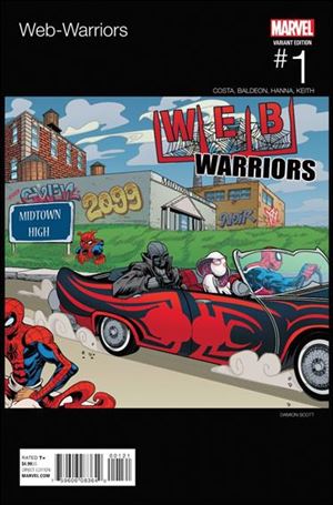 Web Warriors issue 1-E Daimon Scott Hip Hop Cover