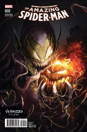 Amazing Spider-Man (2015) issue 32-B Francesco Mattina Venomized Villains Cover