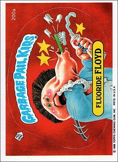Garbage Pail Kids: Series 05 (Base Set) card 200a Fluoride Floyd
