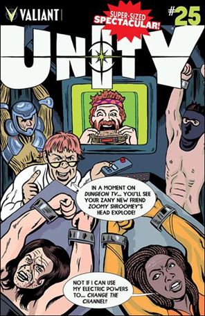 Unity (2013) issue 25-D Michael Kupperman Cover