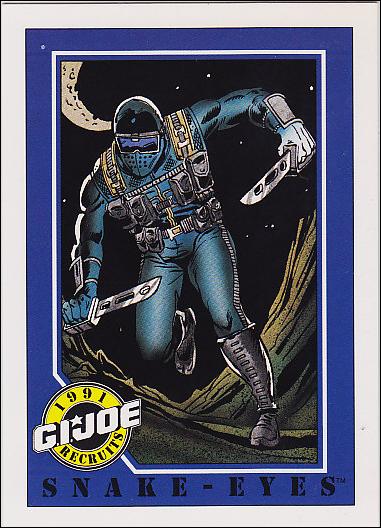 G.I. Joe (Base Set) card 135 Snake-Eyes