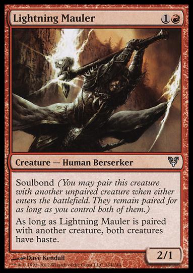 Magic the Gathering: Avacyn Restored (Base Set) card 144 Lightning Mauler