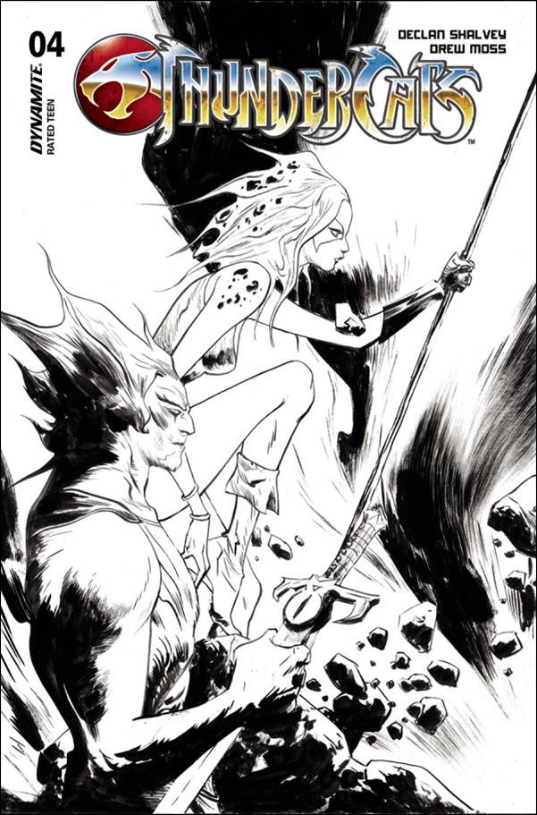 Thundercats (2024) issue 4-P Jae Lee 1:20 Black and White Cover