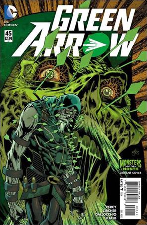 Green Arrow (2011) issue 45-B Kelley Jones Monsters of the Month Cover