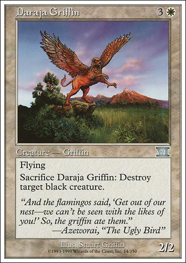 Magic the Gathering: 6th Edition (Base Set) card 14 Daraja Griffin