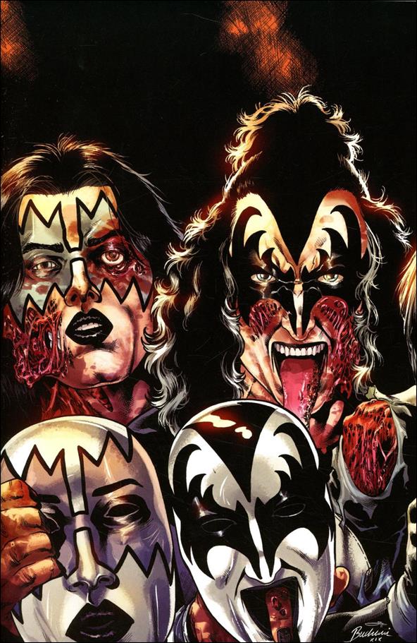 Kiss Zombies issue 4-J Rodney Buchemi 1:20 Virgin Cover