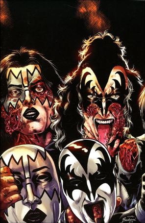 Kiss Zombies issue 4-J Rodney Buchemi 1:20 Virgin Cover