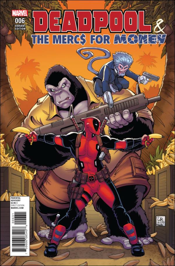 Deadpool & the Mercs for Money (2016/09) issue 6-C Will Robson Character Cover
