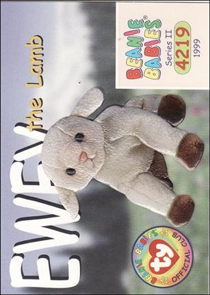 Beanie Babies Series 2 (Base Set) card 169 Ewey the Lamb