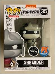 POP! Comics figure 35-B Shredder (B&W Chase)