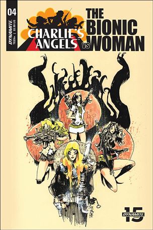 Charlie's Angels vs The Bionic Woman issue 4-B Jim Mahfood Cover