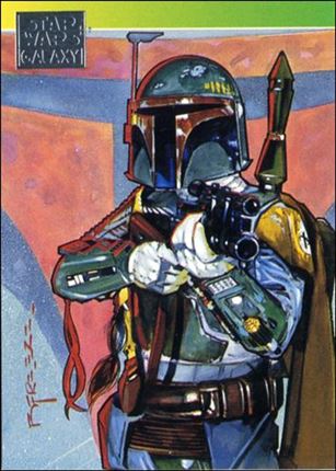 Star Wars Galaxy: Series 1 (Factory Base Set) card 127 Brian Stelfreeze (B)