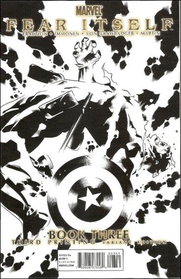 Fear Itself issue 3-E Stuart Immonen Sketch Cover (3rd Printing)