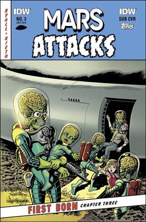 Mars Attacks: First Born issue 3-B Loston Wallace Subscription Cover