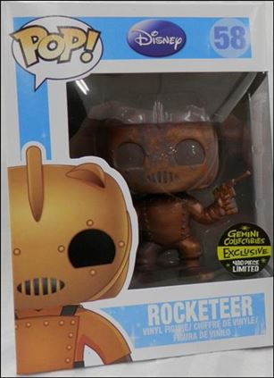 POP! Disney figure 58-B Rocketeer (Patina) Gemini Exclusive 1/480