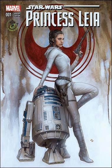 Princess Leia issue 1-O Adi Granov Emerald City Comicon/C2E2 Cover
