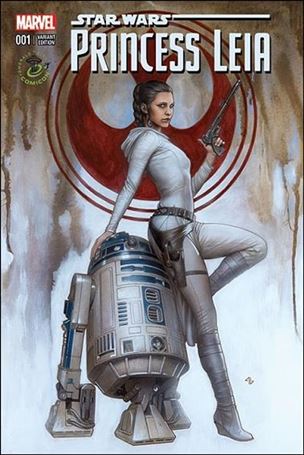 Princess Leia issue 1-O Adi Granov Emerald City Comicon/C2E2 Cover