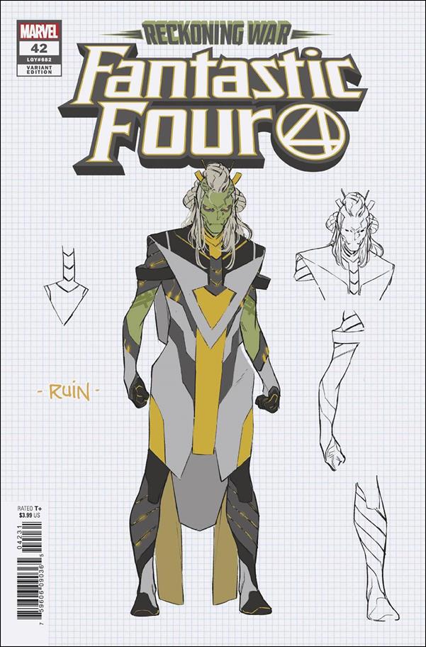 Fantastic Four (2018) issue 42-C R.B. Silva 1:10 Design Cover