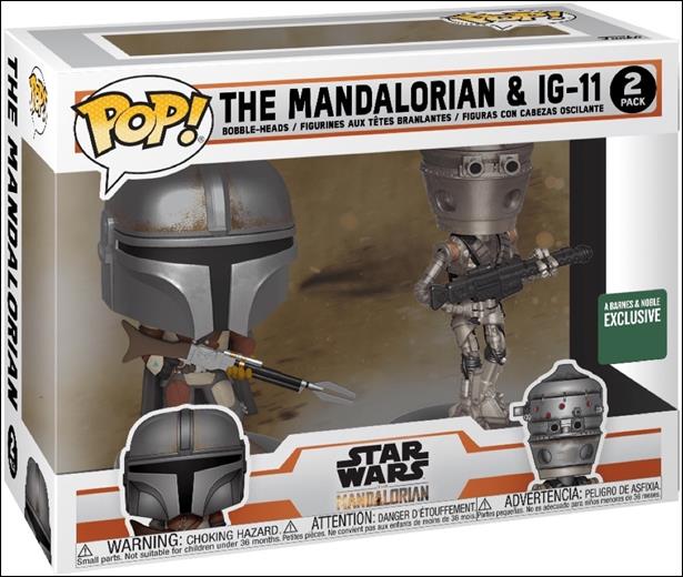 POP! Star Wars Multi-Packs figure nn19 The Mandalorian & IG-11 2 Pack Barnes & Noble