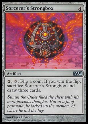 Magic the Gathering: 2011 Core Set (Base Set) card 213 Sorcerer's Strongbox