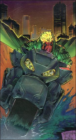 WildC.A.T.s '94 (Base Set) card 50 Grifter With Bullet Bike