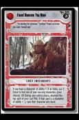 Star Wars: Dagobah Limited (Base Set) card 137 Found Someone You Have
