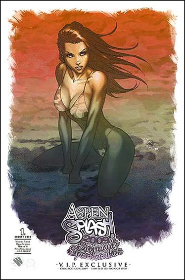 Aspen Splash: 2009 Swimsuit Spectacular issue 1-D Michael Turner Chicago Comic Con VIP Cover 1/1500