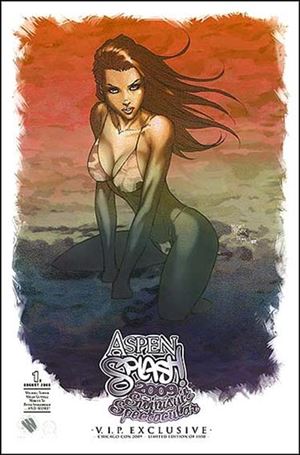 Aspen Splash: 2009 Swimsuit Spectacular issue 1-D Michael Turner Chicago Comic Con VIP Cover 1/1500