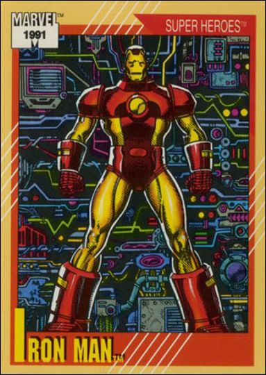 Marvel Universe: Series 2 (Base Set) card 13 Iron Man