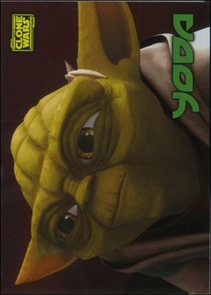 Star Wars: The Clone Wars (Foil Card Subset) card 8 Yoda