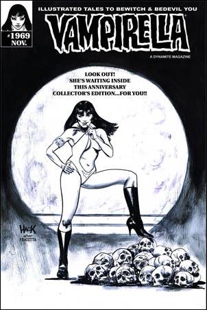 Vampirella #1969 issue nn-C Robert Hack Black and White Cover