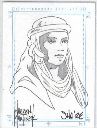 Stargate SG-1: Season 5 (Sketch Subset) card No Number i Sha're 1/250