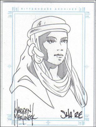 Stargate SG-1: Season 5 (Sketch Subset) card No Number i Sha're 1/250
