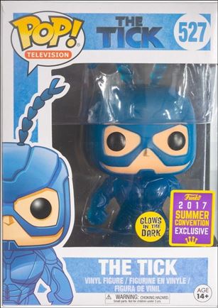 POP! Television figure 527-B The Tick (GITD) 2017 Summer Convention Exclusive