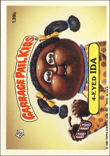 Garbage Pail Kids: Series 04 (Base Set) card 139b 4-Eyed Ida