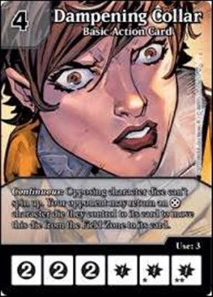 Marvel Dice Masters Dark Phoenix Saga Draft Pack card 2 Dampening Collar: Basic Action Card 