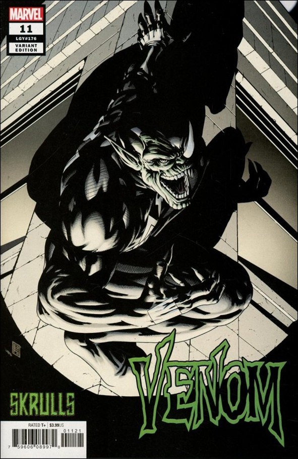 Venom (2018) issue 11-D John Tyler Christopher "Skrulls" Cover