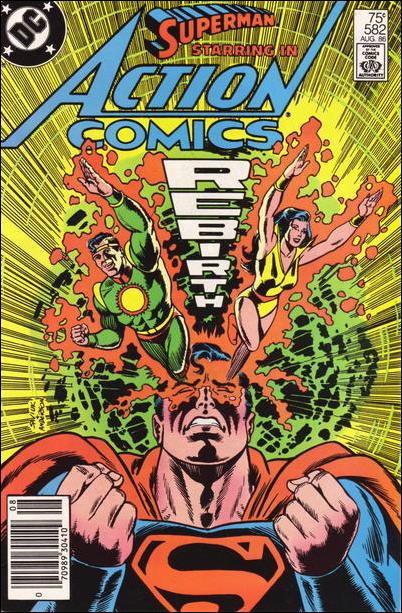 Action Comics (1938) issue 582-B Newsstand Cover