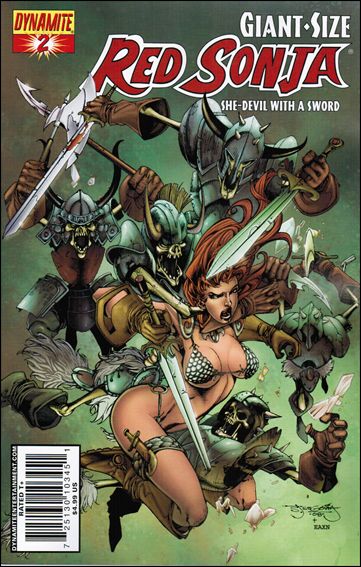 Giant Size Red Sonja issue 2-B Stephen Segovia Cover