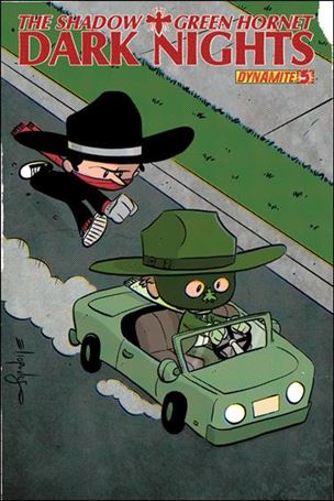 Shadow / Green Hornet: Dark Nights issue 5.00-C Chris Eliopoulos "Cute" Subscription Cover