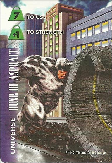 Marvel OverPower (Base Set) card nn256-B Hunk of Asphault - Power Surge Variant