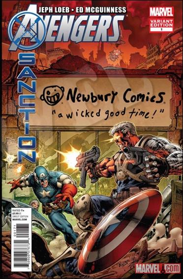 Avengers: X-Sanction issue 1-GM Newbury Comics Carlo Pagulayan Battle Cover 1/500