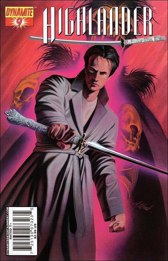 Highlander issue 9 David Michael Beck Standard Cover