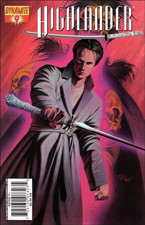 Highlander issue 9 David Michael Beck Standard Cover
