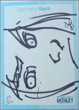 Michael Turner's Fathom (Sketch Card Subset) card T Caldwell-B Killian