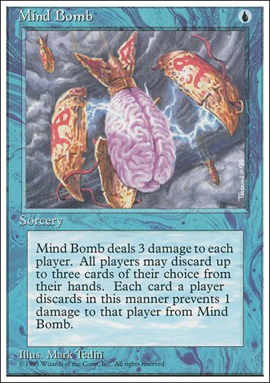 Magic the Gathering: 4th Edition (Base Set) card 87 Mind Bomb