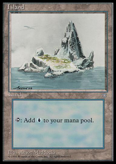 Magic the Gathering: Ice Age (Base Set) card 366 Island