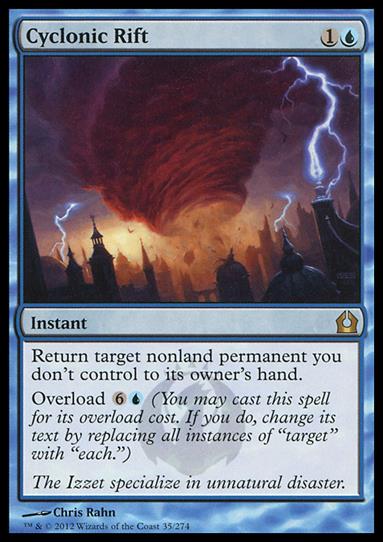 Magic the Gathering: Return to Ravnica (Base Set) card 35 Cyclonic Rift