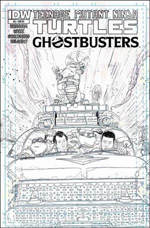 Teenage Mutant Ninja Turtles/Ghostbusters issue 2-C Tristan Jones 1:10 Artist's Edition Cover