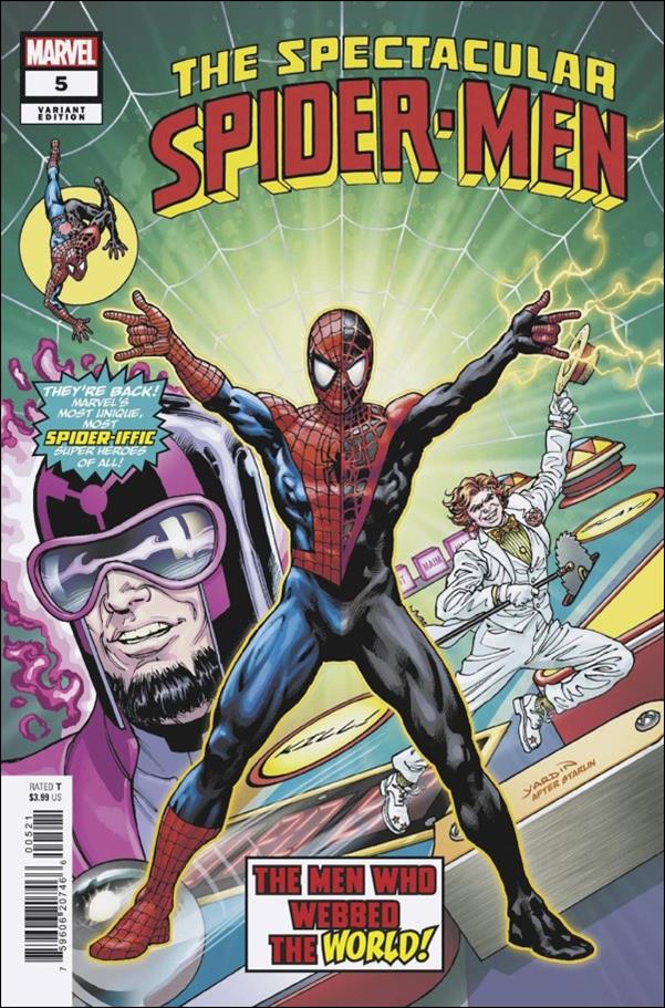 Spectacular Spider-Men issue 5-B David Yardin Homage Cover